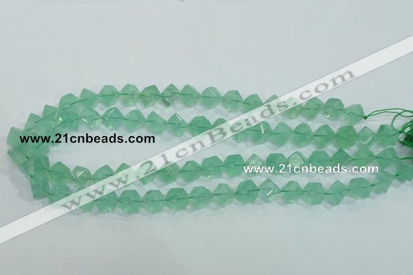 CFL100 15.5 inches 8*8mm cube natural green fluorite gemstone beads