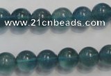 CFL1003 15.5 inches 10mm round blue fluorite beads wholesale