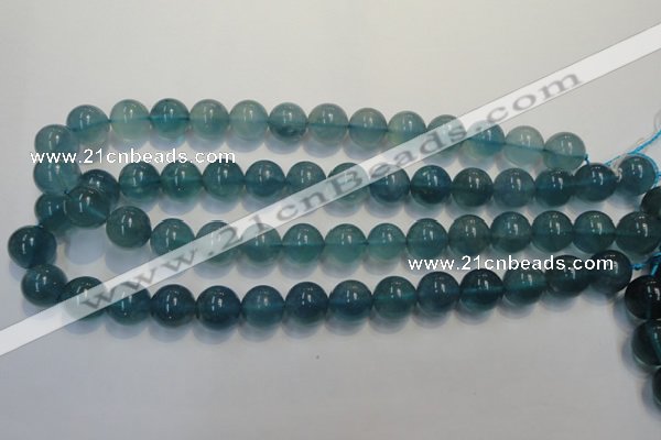 CFL1004 15.5 inches 12mm round blue fluorite beads wholesale