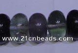 CFL1073 15 inches 12*20mm rondelle natural fluorite gemstone beads