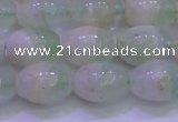 CFL1202 15.5 inches 10*14mm rice green fluorite gemstone beads