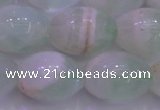 CFL1205 15.5 inches 13*18mm rice green fluorite gemstone beads