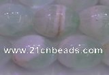 CFL1205 15.5 inches 15*20mm rice green fluorite gemstone beads