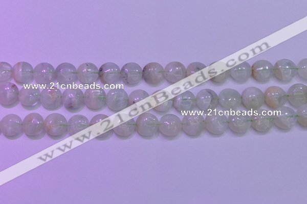 CFL1208 15.5 inches 10mm flat round green fluorite gemstone beads