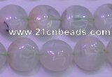 CFL1209 15.5 inches 12mm flat round green fluorite gemstone beads