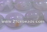 CFL1219 15.5 inches 13*18mm oval green fluorite gemstone beads