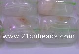 CFL1228 15.5 inches 18*25mm rectangle green fluorite gemstone beads