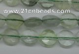 CFL131 15.5 inches 8mm faceted coin green fluorite beads