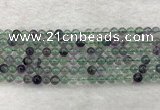 CFL1460 15.5 inches 4mm round A grade fluorite gemstone beads