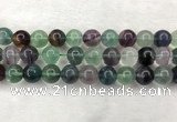 CFL1466 15.5 inches 16mm round A grade fluorite gemstone beads