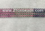 CFL1489 15.5 inches 6mm round rainbow fluorite gemstone beads