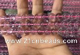 CFL1498 15.5 inches 10mm round purple fluorite gemstone beads