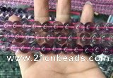 CFL1499 15.5 inches 12mm round purple fluorite gemstone beads