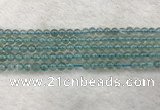 CFL1514 15.5 inches 4mm round blue fluorite gemstone beads