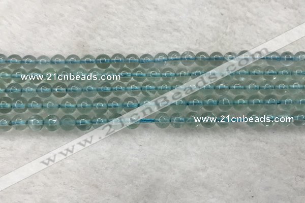 CFL1514 15.5 inches 4mm round blue fluorite gemstone beads