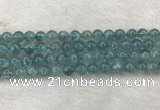 CFL1516 15.5 inches 8mm round blue fluorite gemstone beads