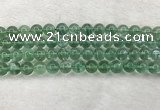 CFL1524 15.5 inches 10mm round green fluorite gemstone beads