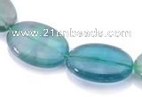 CFL19 8*12mm oval A- grade natural fluorite beads Wholesale