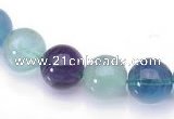 CFL27 16 inch 6mm round B grade natural fluorite beads Wholesale