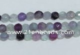 CFL323 15.5 inches 6mm faceted round natural fluorite beads