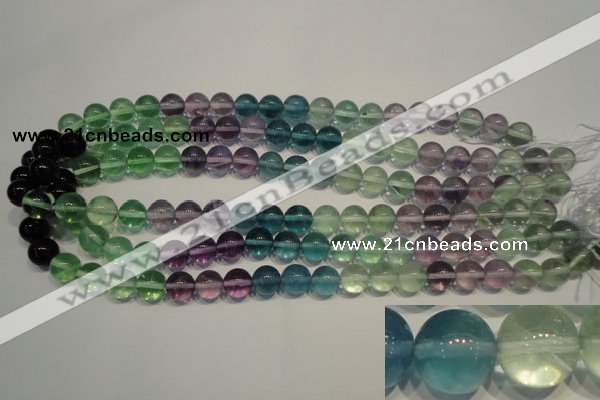 CFL553 15.5 inches 10mm round fluorite gemstone beads wholesale