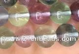 CFL582 15.5 inches 8mm round AAAA grade fluorite gemstone beads