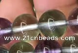 CFL588 15.5 inches 10mm round AAAAA grade fluorite gemstone beads