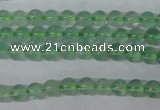 CFL601 15.5 inches 6mm round AB grade green fluorite beads wholesale