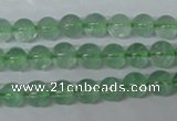 CFL602 15.5 inches 8mm round AB grade green fluorite beads wholesale