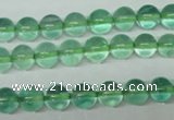 CFL612 15.5 inches 8mm round A grade green fluorite beads wholesale