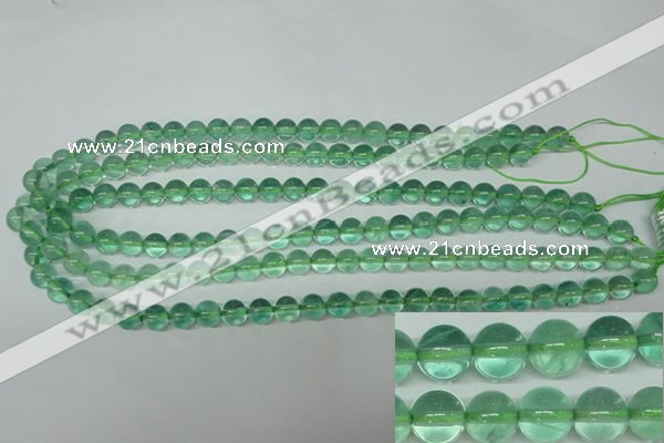 CFL612 15.5 inches 8mm round A grade green fluorite beads wholesale