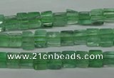 CFL631 15.5 inches 6*6mm cube green fluorite beads wholesale