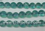 CFL662 15.5 inches 8mm round AB grade blue fluorite beads wholesale