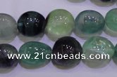 CFL722 15.5 inches 13*16mm nuggets natural fluorite beads wholesale