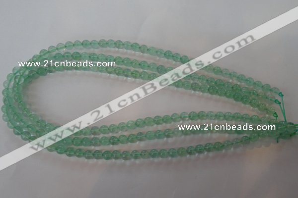 CFL852 15.5 inches 8mm round green fluorite gemstone beads