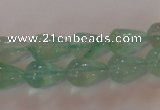 CFL860 15.5 inches 8*12mm teardrop green fluorite gemstone beads