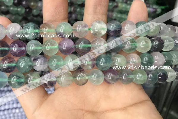 CFL926 15.5 inches 10mm round fluorite beads wholesale