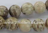 CFS05 15.5 inches 16mm round natural feldspar gemstone beads