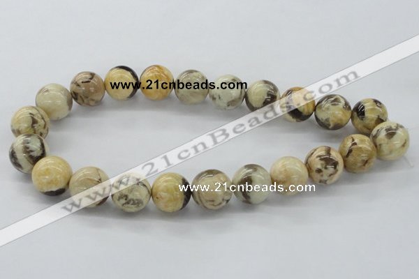 CFS06 15.5 inches 18mm round natural feldspar gemstone beads