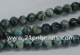 CFS101 15.5 inches 6mm round blue feldspar gemstone beads