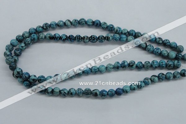 CFS102 15.5 inches 8mm round blue feldspar gemstone beads