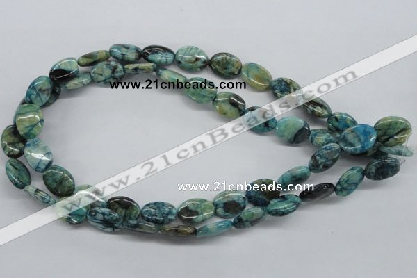 CFS110 15.5 inches 12*16mm oval blue feldspar gemstone beads