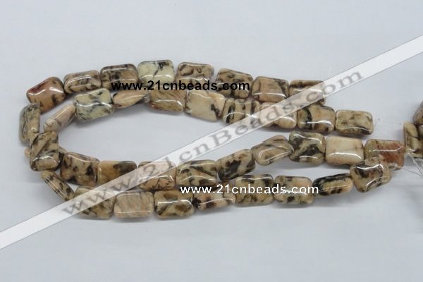 CFS16 15.5 inches 15*20mm rectangle natural feldspar gemstone beads