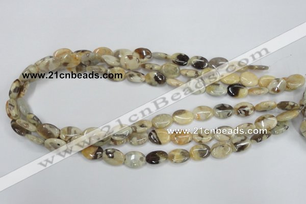 CFS202 15.5 inches 10*14mm oval natural feldspar gemstone beads