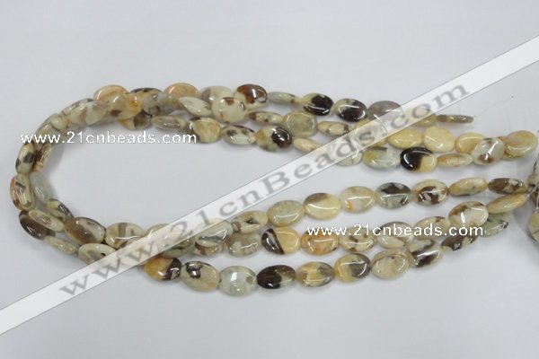 CFS210 15.5 inches 12*16mm oval natural feldspar gemstone beads