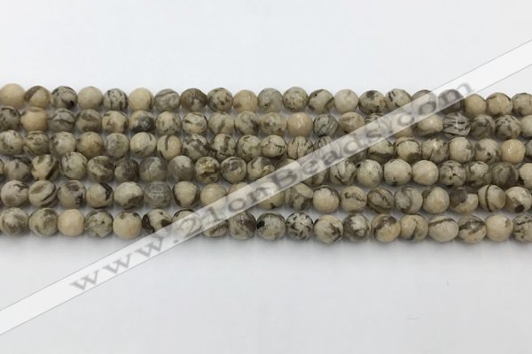 CFS408 15.5 inches 4mm faceted round feldspar beads wholesale