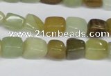 CFW116 15.5 inches 5*8mm - 8*10mm nuggets flower jade gemstone beads