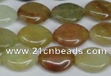 CFW137 15.5 inches 15*20mm marquise flower jade gemstone beads