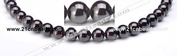 CGA02 10mm round natural garnet gemstone beads Wholesale