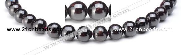 CGA03 Round 12mm natural garnet gemstone beads Wholesale